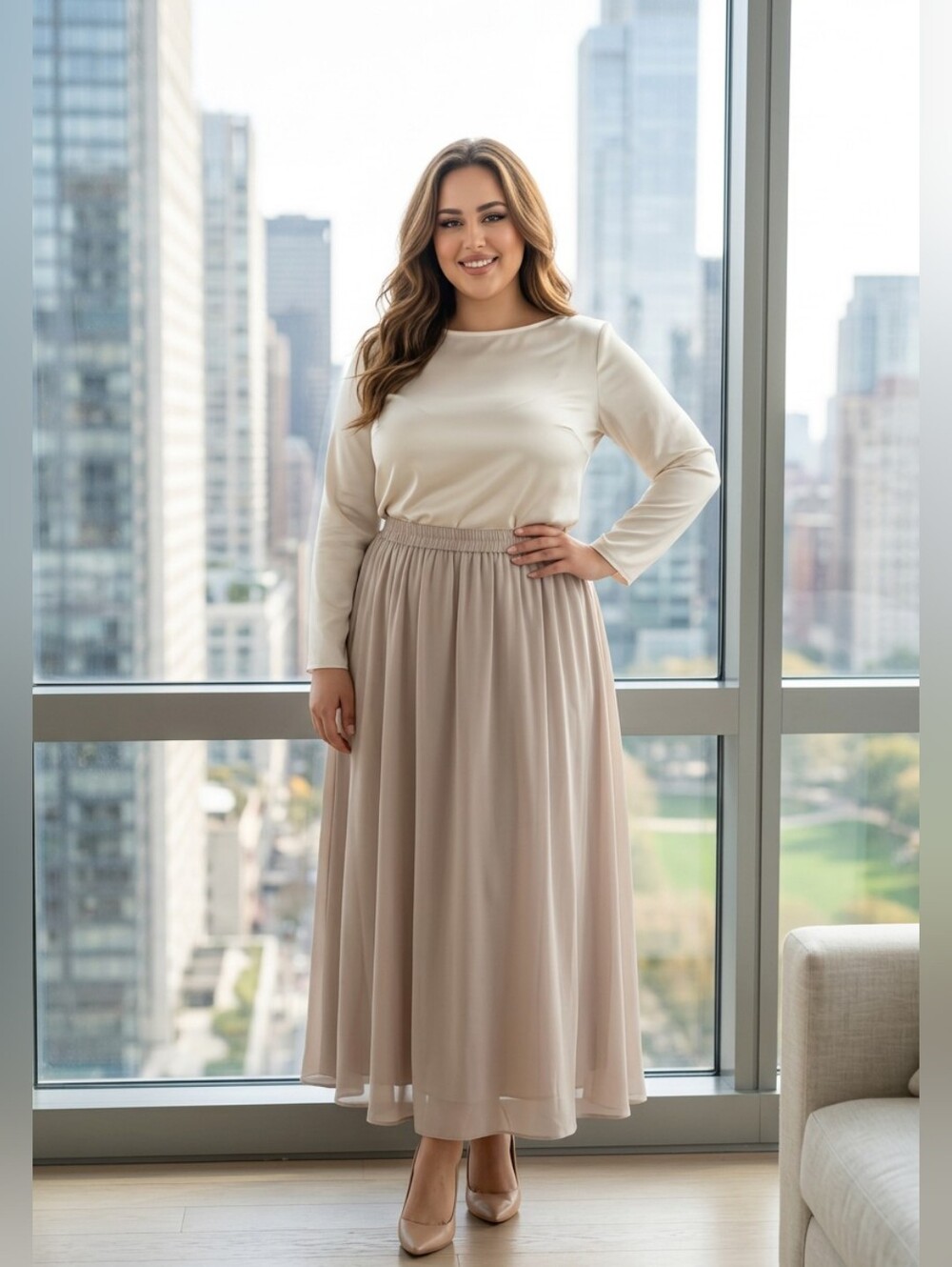 Papell Boutique Evening Skirt